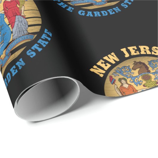 NIEUWE STAATSVLAG VAN JERSEY GARDEN CADEAUPAPIER (Rol Hoek)