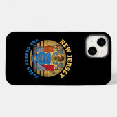 NIEUWE STAATSVLAG VAN JERSEY GARDEN Case-Mate iPhone CASE (Achterkant (horizontaal))