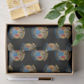 NIEUWE STAATSVLAG VAN JERSEY GARDEN TISSUEPAPIER (Geschenk)