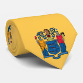 NIEUWE STAATSVLAG VAN JERSEY STROPDAS (Opgerold)