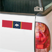Nieuwe staatsvlag van Mississipi Bumpersticker (Op Truck)