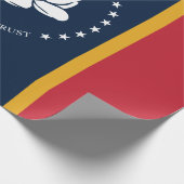 Nieuwe staatsvlag van Mississipi Cadeaupapier (Hoek)