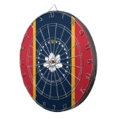 Nieuwe staatsvlag van Mississipi Dartbord (Voorkant Rechts)