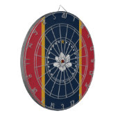 Nieuwe staatsvlag van Mississipi Dartbord (Voorkant Links)