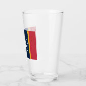 Nieuwe staatsvlag van Mississipi Glas (Links)