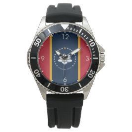 Nieuwe staatsvlag van Mississipi Horloge