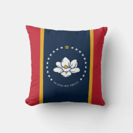 Nieuwe staatsvlag van Mississipi Kussen