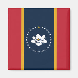 Nieuwe staatsvlag van Mississipi Magneet