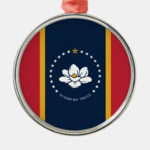 Nieuwe staatsvlag van Mississipi-Ornament