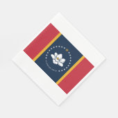 Nieuwe staatsvlag van Mississipi Servet (Hoek)