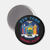 NIEUWE STAATSVLAG VAN YORK MAGNEET (Voorkant / Achterkant)