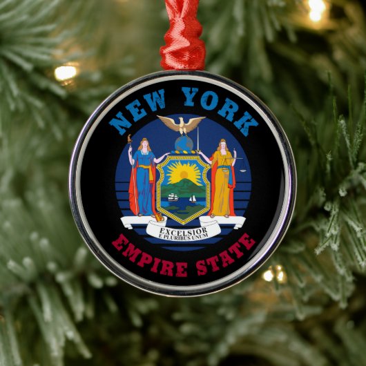 NIEUWE STAATSVLAG VAN YORK METALEN ORNAMENT (Boom)