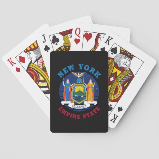 NIEUWE STAATSVLAG VAN YORK POKERKAARTEN (Achterkant)