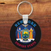 NIEUWE STAATSVLAG VAN YORK SLEUTELHANGER (Voorkant)