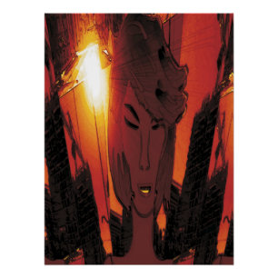 Nieuwe Stad, 2013-Gemengde Media Levendig Kunst Perfect Poster