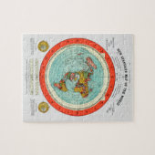 Nieuwe standaardkaart van de wereldvlakte legpuzzel (Horizontaal)