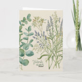 Nieuwe Start – Botanische Lentekaart Kaart (Achterkant)