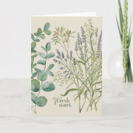 Nieuwe Start – Botanische Lentekaart Kaart