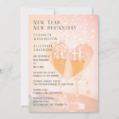 Nieuwe start/Nieuwjaars Thema/ Trouwuitnodiging Kaart (Voorkant)