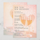Nieuwe start/Nieuwjaars Thema/ Trouwuitnodiging Kaart (Voorkant / Achterkant)