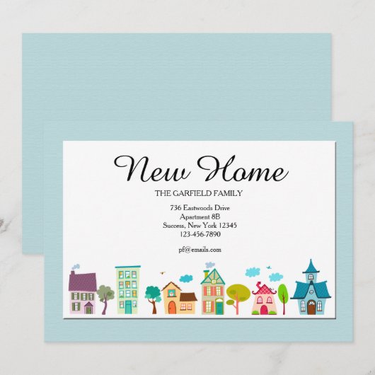 Nieuwe startaankondiging aankondiging (Voorkant / Achterkant)