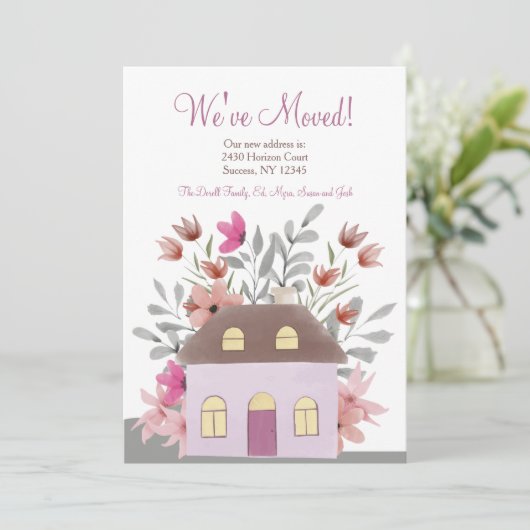 Nieuwe startaankondiging aankondiging (Staand voorkant)