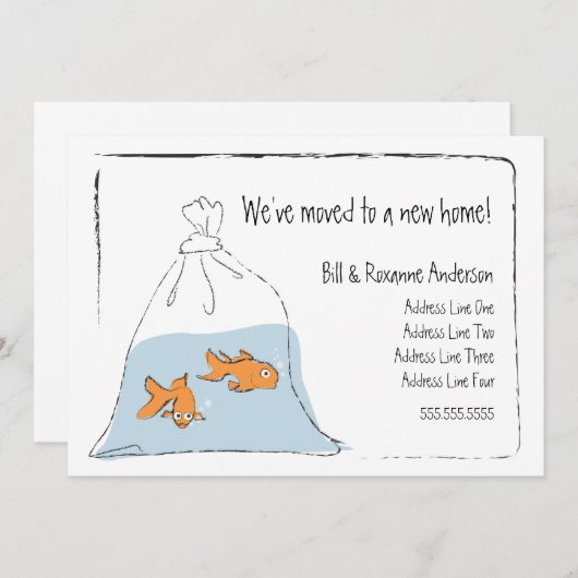 Nieuwe startaankondiging aankondiging (Voorkant / Achterkant)