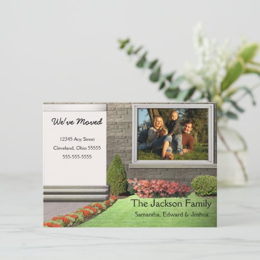 Nieuwe startaankondiging aankondiging (Staand voorkant)