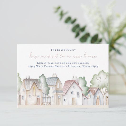 Nieuwe startaankondiging kaart (Staand voorkant)