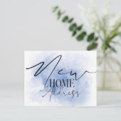 Nieuwe startadres voor Waterverf van legant Briefkaart (Staand voorkant)