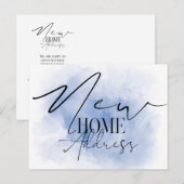 Nieuwe startadres voor Waterverf van legant Briefkaart (Voorkant / Achterkant)