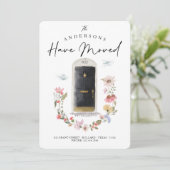 Nieuwe startbloem - Nieuwe zwarte Waterverf voor t Aankondiging (Staand voorkant)