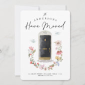 Nieuwe startbloem - Nieuwe zwarte Waterverf voor t Aankondiging (Voorkant)