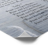 Nieuwe startende acht-dandelion-stoelkaart poster (Hoek)