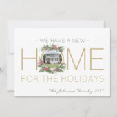 Nieuwe startfoto Kerstmis - Grote adreswijziging Feestdagenkaart (Voorkant)