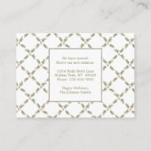 Nieuwe startfoto Kerstmis - Grote adreswijziging Informatiekaartje (Achterkant)