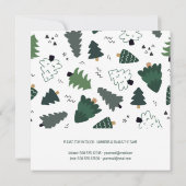 Nieuwe startfoto met kerstboom aankondiging (Achterkant)