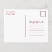 Nieuwe startfoto voor kerstvakantie feestdagenkaart (Achterkant)