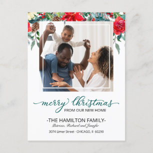 Nieuwe startfoto voor kerstvakantie feestdagenkaart