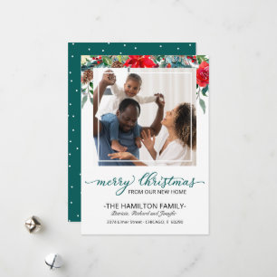 Nieuwe startfoto voor kerstvakantie feestdagenkaart