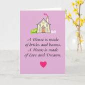 Nieuwe startkaart kaart (Gele Bloem)