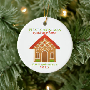 Nieuwe startkerst keramisch ornament