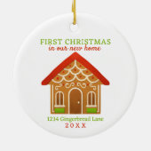 Nieuwe startkerst keramisch ornament (Achterkant)