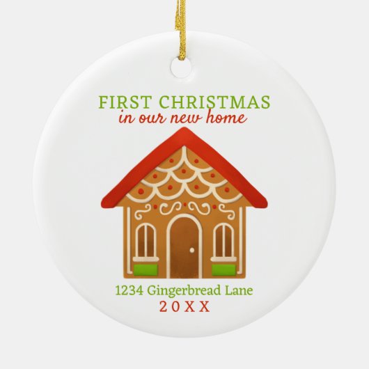 Nieuwe startkerst keramisch ornament (Achterkant)