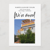 Nieuwe startpagina Foto Bewegingsaankondiging Briefkaart (Voorkant)