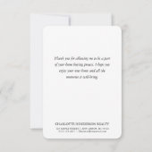 Nieuwe startpagina met felicitaties blauwe verfchi notitiekaartje (Achterkant)