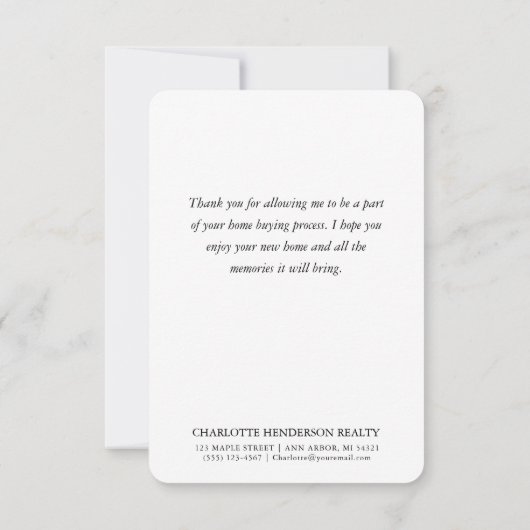 Nieuwe startpagina met felicitaties blauwe verfchi notitiekaartje (Achterkant)