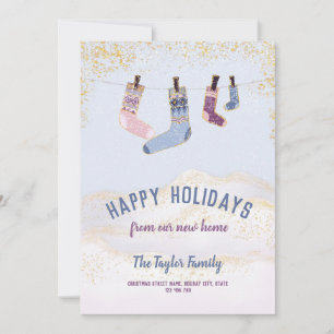 Nieuwe startpagina Prettige feestdagen kerstSokken Feestdagenkaart