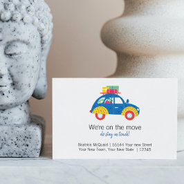 Nieuwe startpunt | Schattigee verhuisaankondiging Aankondigingskaart