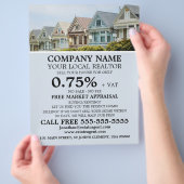 Nieuwe startpunten, Realtor, Estate Agent Adverter Flyer (Hand)